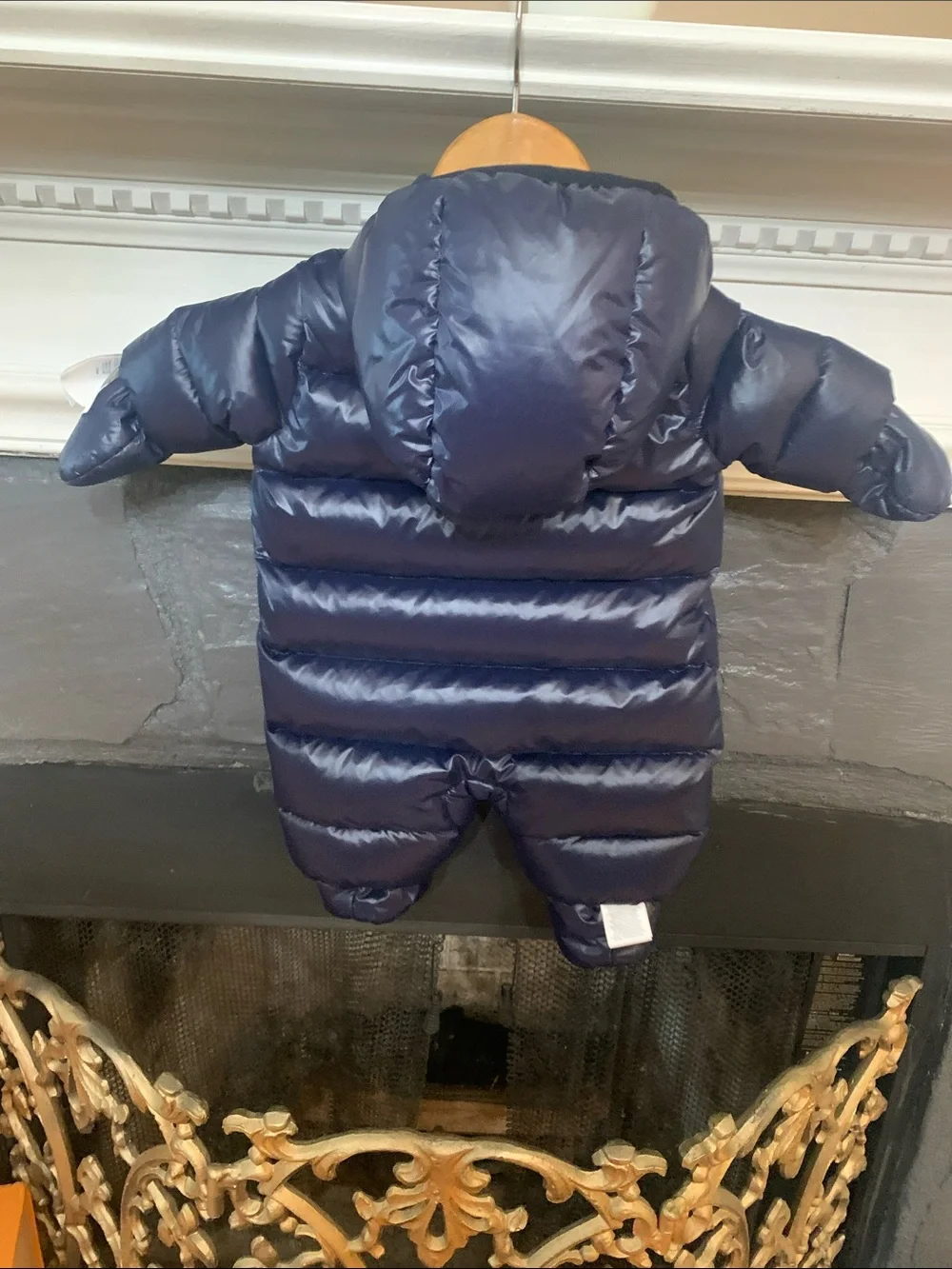 Ralph Lauren Navy Infant Puffer Jacket